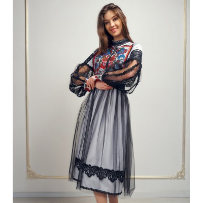 dress new trend Ukrainian hot fashion maxi mini boho embroidered vyshyvanka traditional lady