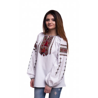 Details about   Ukrainian embroidered blouse t-shirt vyshyvanka,Ukrainian embroidery sorochka 