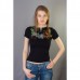 Embroidered t-shirt "Wreath of Dunay on Black"