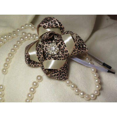 Hair band "Tiger Rose"
