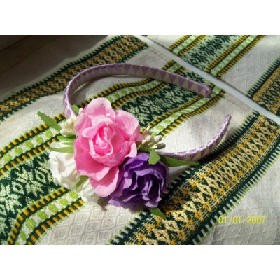 Hair band "Peonies"