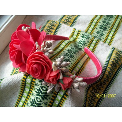Hair band "Flowers of Passion"