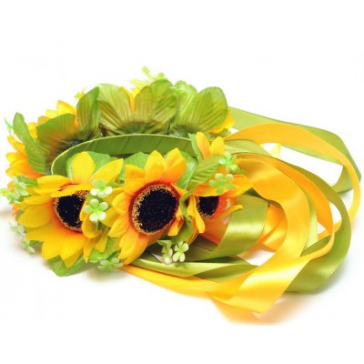 Ukrainian Wreath "Sunflowers"