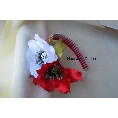 Hair band "Lucky Poppies"