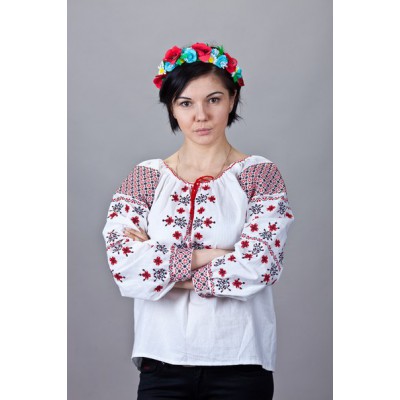 Embroidered  blouse "Ukrainian Crown"