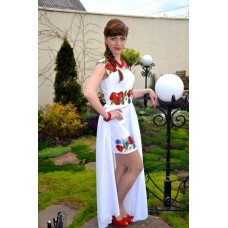 Beads Embroidered Dress "Luxury of Nature"