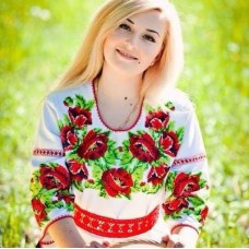 Beads Embroidered Blouse "Sunny Day"