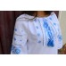 Embroidered blouse "Merejka Blue"