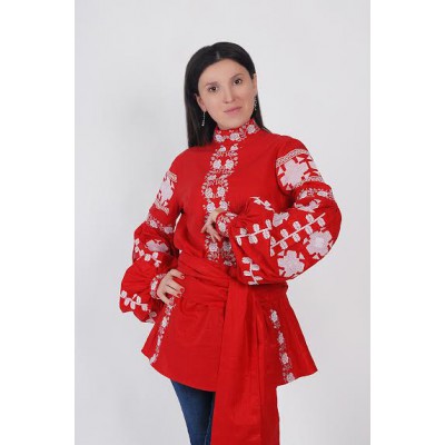 Boho Style Ukrainian Embroidered Folk Blouse 15
