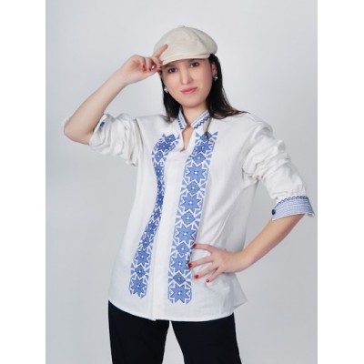 Boho Style Ukrainian Embroidered Unisex Shirt 18
