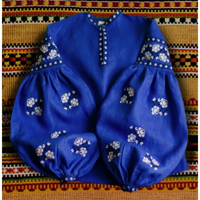 Boho Style Ukrainian Embroidered Folk  Blouse "Sun" 11