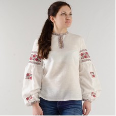 Boho Style Ukrainian Embroidered Folk  Blouse "Sun" 2