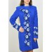 Embroidered coat "Roses Lace" blue