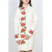 Embroidered coat "Winter Dreams" white