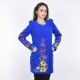 Embroidered coat "Valley of Sun" blue