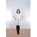 Embroidered coat "Valley of Sun" white