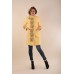 Embroidered coat "Rose Lace" Plus size, yellow