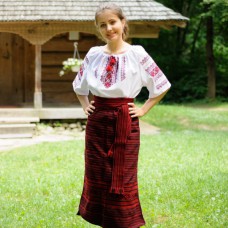 Traditional Skirt (Plakhta) Red