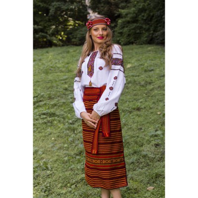 Traditional Skirt (Plakhta) Orange