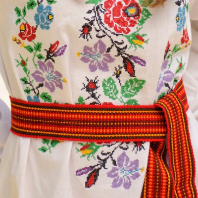 Traditional Belt (Krayka) Orange for children