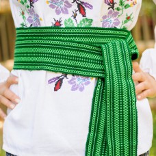 Traditional Belt (Krayka) Green for adult 300*10cm