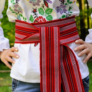 Traditional Belt (Krayka) Red for adult