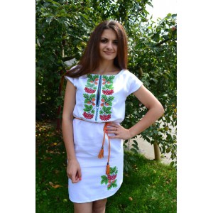 Embroidered dress "Oak&Kalyna"