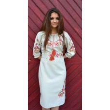 Embroidered dress "Lillies"
