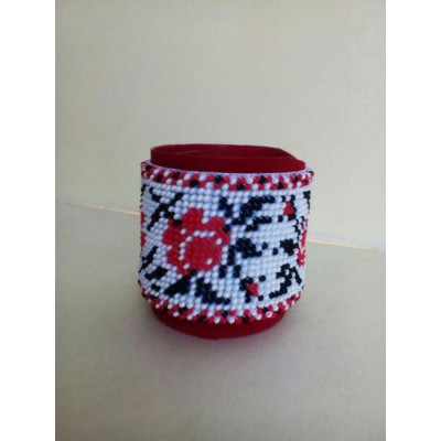 Bracelet "Cross-stitched"