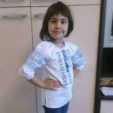 Embroidered blouse for little girl "Traditions"