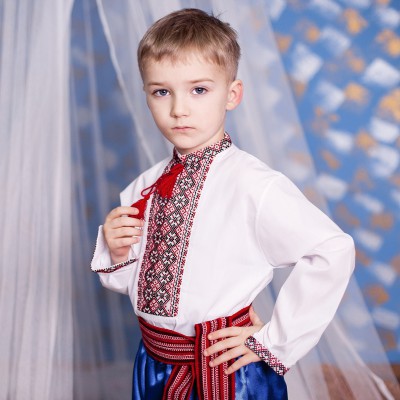 Embroidered shirt for little boy "Bogdan"