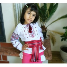 Embroidered blouse for little girl "Sweet&Charming"