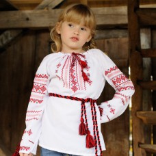 Embroidered blouse for little girl "Summer Melody"