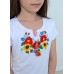 Embroidered tee-shirt for little girl "Panna: Sunshine"