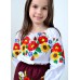 Embroidered blouse for little girl "Panna: August Colours"