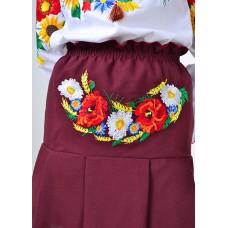 Embroidered skirt for little girl "Panna: Summer"