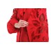 Boho Style Ukrainian Embroidered Folk  Blouse "Richelieu" red