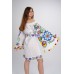 Boho Style Ukrainian Embroidered Dress "Wings of Summer"