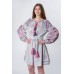 Sleeveless Ukrainian Embroidered Mini Dress "Italy"