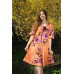 Sleeveless Ukrainian Embroidered Mini Dress "Rose"
