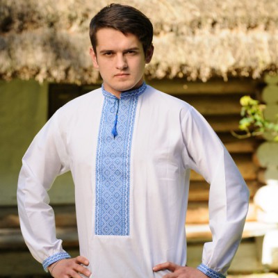 Embroidered shirt "Ukrainian Sky"