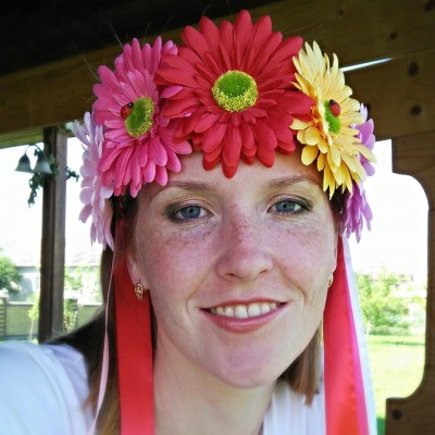 Ukrainian Wreath "Daisies"