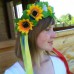 Ukrainian Wreath "Sunflower Field"