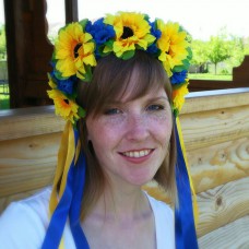 Ukrainian Wreath "Patriotic Sunflowers"