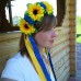 Ukrainian Wreath "Patriotic Sunflowers"
