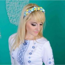 Ukrainian Hair Band "Berries Blue"