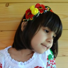 Ukrainian Headdress "Red&Yellow Dreams"