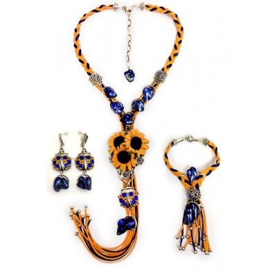 Jewellery set "Ukrainian Summer"