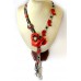 Jewellery set "Poppies Scarlett"
