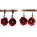 Jewellery set "Poppies Scarlett"
